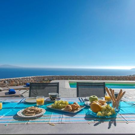 Tranquil Sea View Villa With Private Pool, Just 2Km From The Beach! Agia Galini Exterior foto