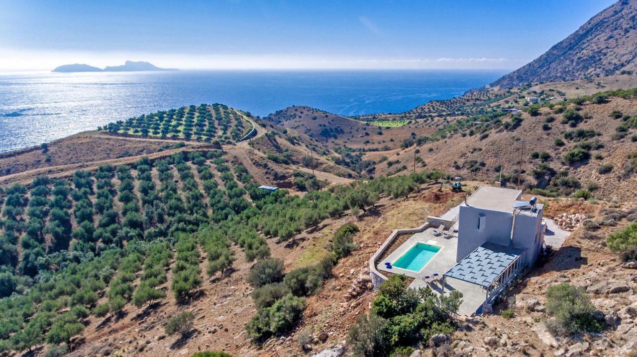 Tranquil Sea View Villa With Private Pool, Just 2Km From The Beach! Agia Galini Exterior foto