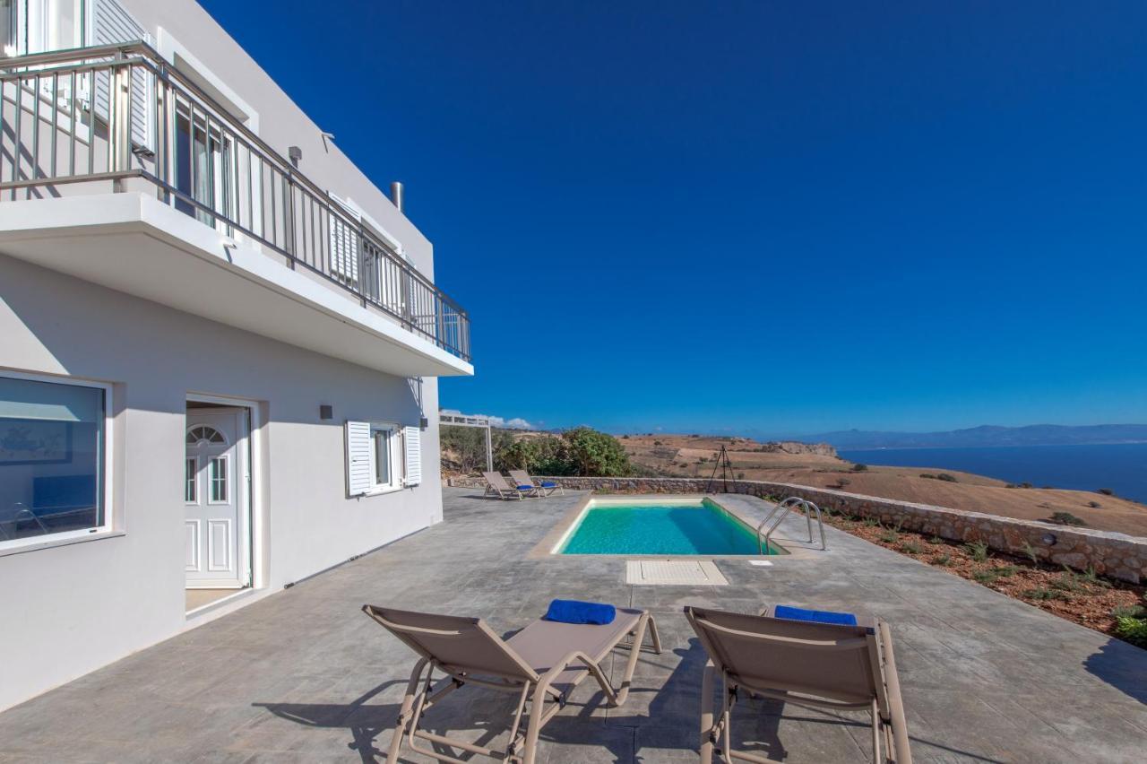 Tranquil Sea View Villa With Private Pool, Just 2Km From The Beach! Agia Galini Exterior foto