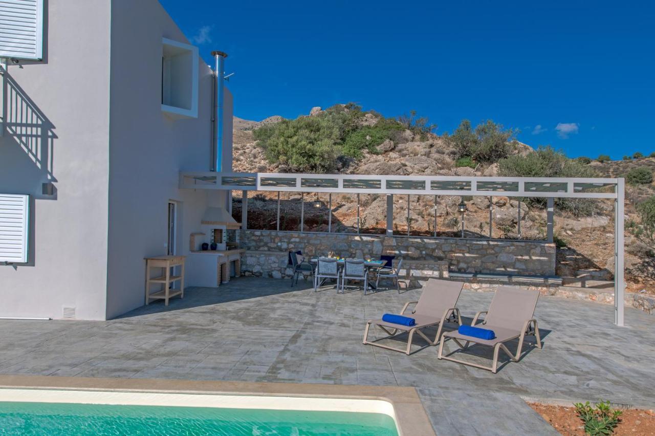 Tranquil Sea View Villa With Private Pool, Just 2Km From The Beach! Agia Galini Exterior foto