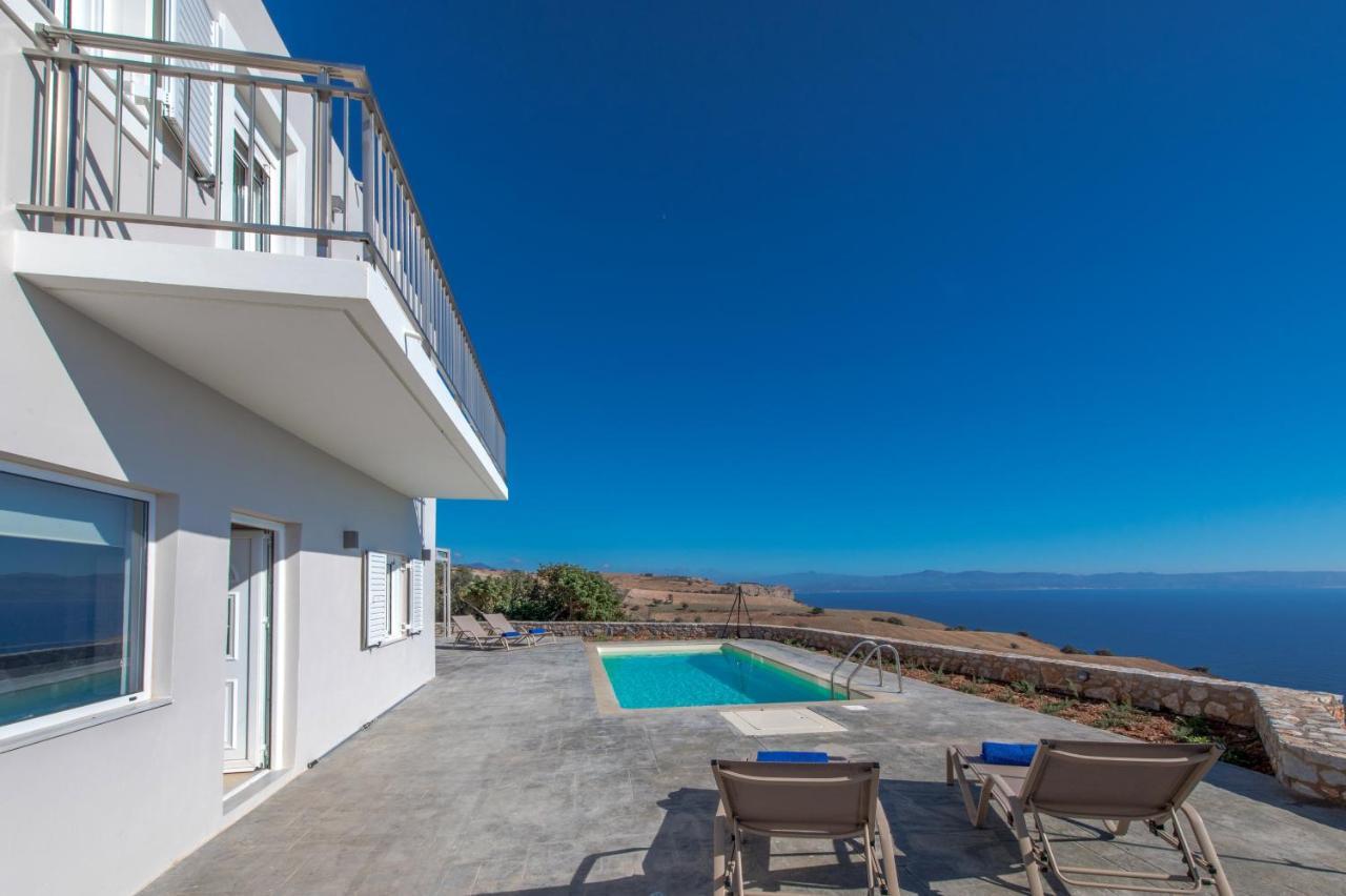 Tranquil Sea View Villa With Private Pool, Just 2Km From The Beach! Agia Galini Exterior foto